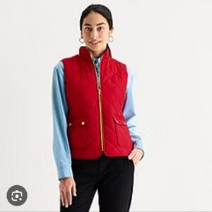 Elegant, St John Bay, Red Polyester Vest, Size Small